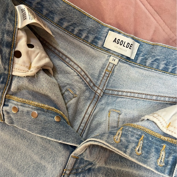 Parker High Rise AGOLDE Jean Shorts - Picture 4 of 5